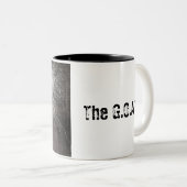 3, 6, 9 samenstellingen Nikola Tesla "The Goat" Tweekleurige Koffiemok (Voorkant rechts)