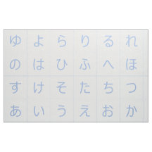 3,75" Hiragana Babyblokken Gezichten Blauwe Segaih