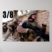 3/8 Marines in Irak Poster (Voorkant)