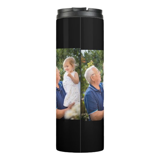 3 Aangepast fotocollage Thermosbeker (Achterkant)