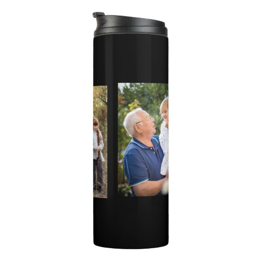 3 Aangepast fotocollage Thermosbeker (Geroteerd rechts)