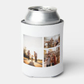 3 Aangepaste fotocollage op maat Blikjeskoeler (Blikje Voorkant)