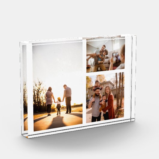 3 Aangepaste fotocollage op maat Fotoblokken (Links)