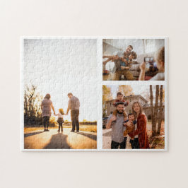 3 Aangepaste fotocollage op maat Legpuzzel