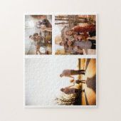 3 Aangepaste fotocollage op maat Legpuzzel (Verticaal)