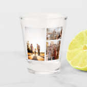 3 Aangepaste fotocollage op maat Shot Glas (Voorkant)
