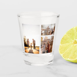 3 Aangepaste fotocollage op maat Shot Glas