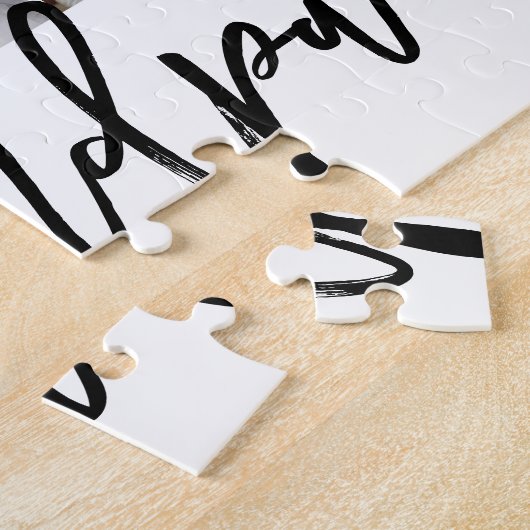 3 aangepaste foto's We houden van je opa puzzel ca Legpuzzel (Zijkant)