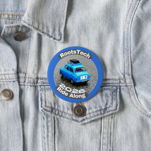 3" Aangepaste knop voor RootsTech 2026 Ride Along  Ronde Button 7,6 Cm (In situ)