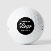 3 Aangepaste Logo Foto Callaway Supersoft golfball Golfballen (Voorkant)