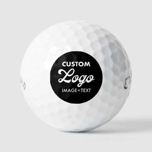 3 Aangepaste Logo Foto Callaway Supersoft golfball Golfballen (Voorkant)