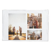 3 Aangepaste Sjabloon fotocollage Kussensloop (Achterkant)