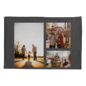 3 Aangepaste Sjabloon fotocollage Kussensloop (Achterkant)