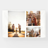 3 Aangepaste Sjabloon fotocollage Spandoek (Horizontaal)