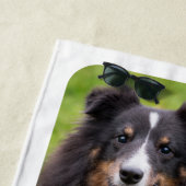 3 Aangepaste Sjabloon voor fotocollage met naam op Strandlaken (In situ)