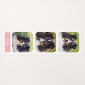 3 Aangepaste Sjabloon voor fotocollage met naam op Yogamat (Voorkant (horizontaal))