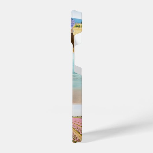 3 Aangepaste trouwfoto | Instegram College Afbeeld iPhone Hoesje (Linkerkant)