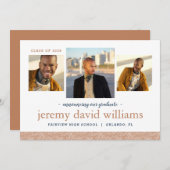 3 Aankondiging Foto Modern Afstuderen (Voorkant / Achterkant)