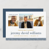 3 Aankondiging Foto Modern Afstuderen (Voorkant / Achterkant)