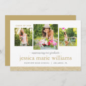 3 Aankondiging Foto Modern Afstuderen (Voorkant / Achterkant)