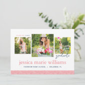 3 Aankondiging Foto Modern Afstuderen (Staand voorkant)