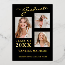 3 Aankondiging van het zwarte gouden Afstudeerder