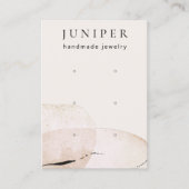 3 Abstracte Waterverf met één haard en juwelen wee Visitekaartje (Voorkant)