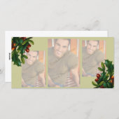 3 afbeelding kerstkaarten feestdagenkaart (Voorkant / Achterkant)