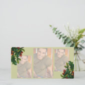 3 afbeelding kerstkaarten feestdagenkaart (Staand voorkant)