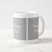 3 afbeeldingen fotocollectie sjabloon grote koffiekop (Voorkant rechts)