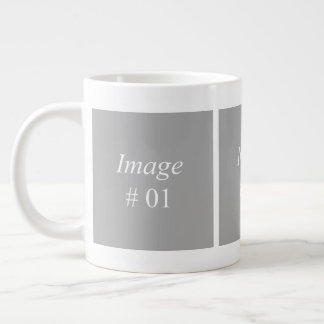 3 afbeeldingen fotocollectie sjabloon grote koffiekop