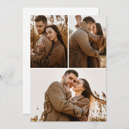 3 afbeeldingen kaart (Voorkant / Achterkant)