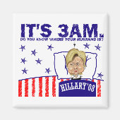 3-AM-HILLARY magneet (Voorkant)