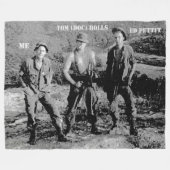 3 AMIGOS, VIETNAM 1968 FLEECE DEKEN (Voorkant (Horizontaal))