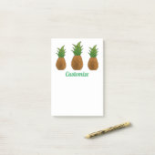 3 ananassen Thunder_Cove Post-it® Notes (Op bureau)