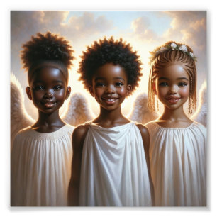 3 Angel Kidz Premium Satijn Fotopapier Foto Afdruk