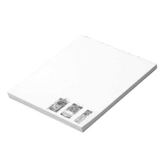 3 apen Chinees Nieuw Jaar Zodiac notitieblok (Linkerzijde)