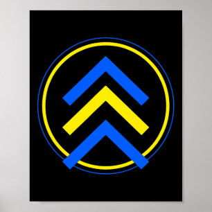3 Arrow-Logo-down-syndroom Poster