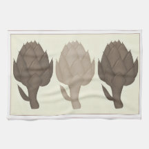 3 Artisjokken Keukenhanddoek