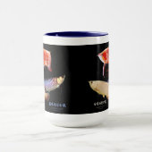 3 Asian Arowanas Mok (Midden)