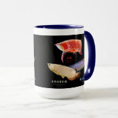 3 Asian Arowanas Mok (Voorkant rechts)