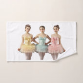 3 bailarinas en tonos suaves Toalla Handdoek (Handdoek)