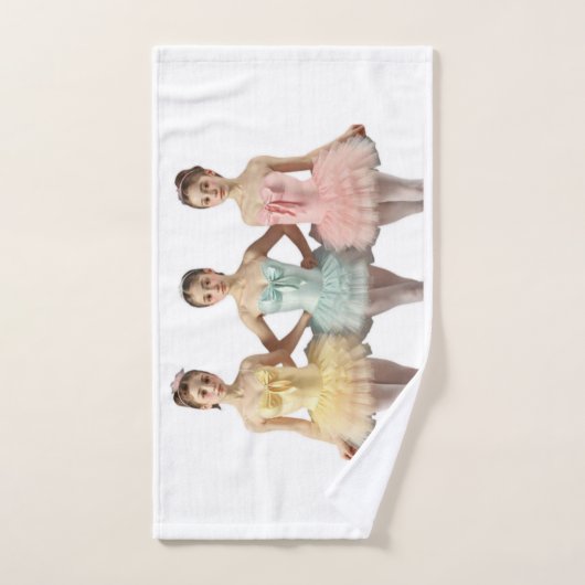 3 bailarinas en tonos suaves Toalla Handdoek (Handdoek)