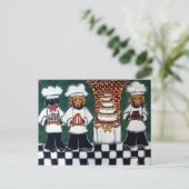 3 Bakers Doxie Briefkaart (Staand voorkant)