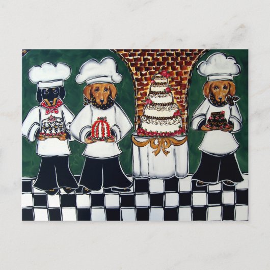 3 Bakers Doxie Briefkaart (Voorkant)