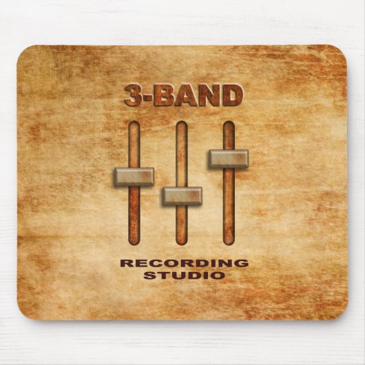 3-band equalizer (grijze versie) muismat (Voorkant)