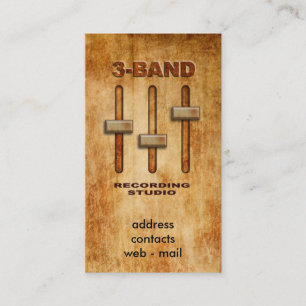 3-band equalizer (grijze versie) visitekaartje