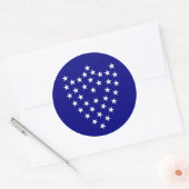 3" Battle Flag sticker (Envelop)