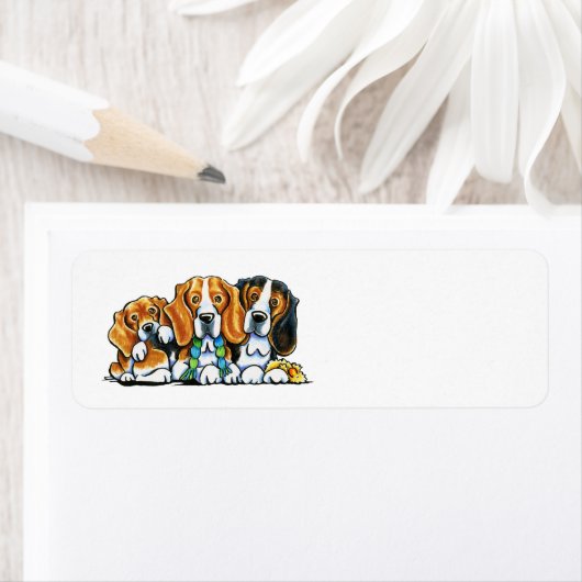 3 Beagles Etiket (Insitu)