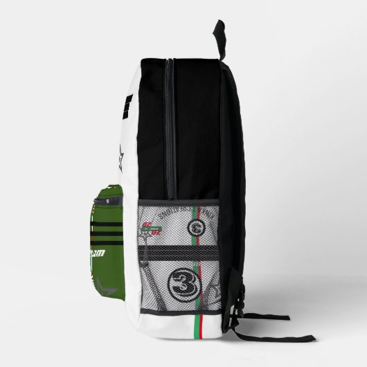 3 BEDRUKTE RUGZAK (Rechts)